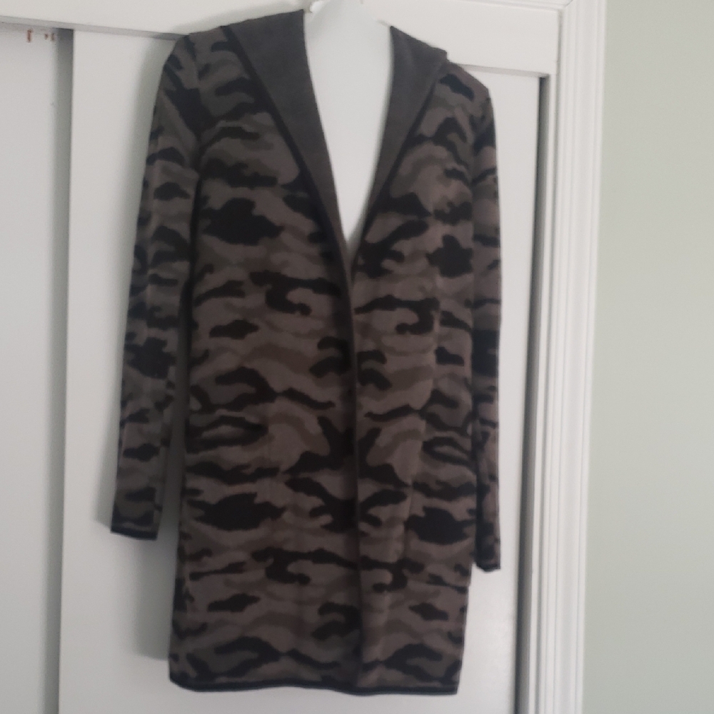 Rachel Zoe Camouflage Cardigan